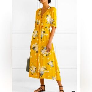 Sea New York Pia midi dress NWT yellow dress